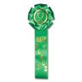 11.5" Stock Rosettes/Trophy Cup On Medallion - 6TH PLACE